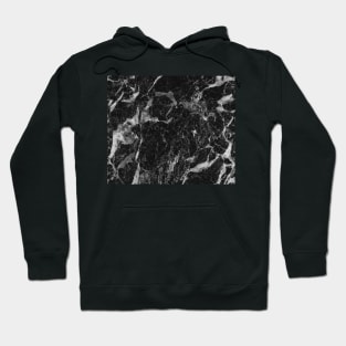 Campari - dramatic black marble Hoodie